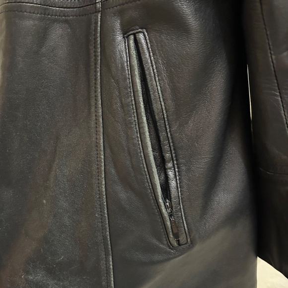 Wilson Leather Moto Jacket – Black Genuine Leather (Women’s Medium) - Picture 9 of 12